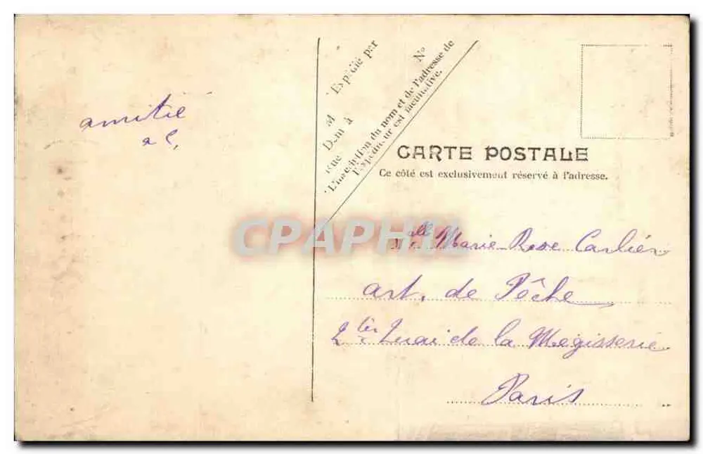 Institut de France — Paris — V.P. Paris. No. 50 - Verso