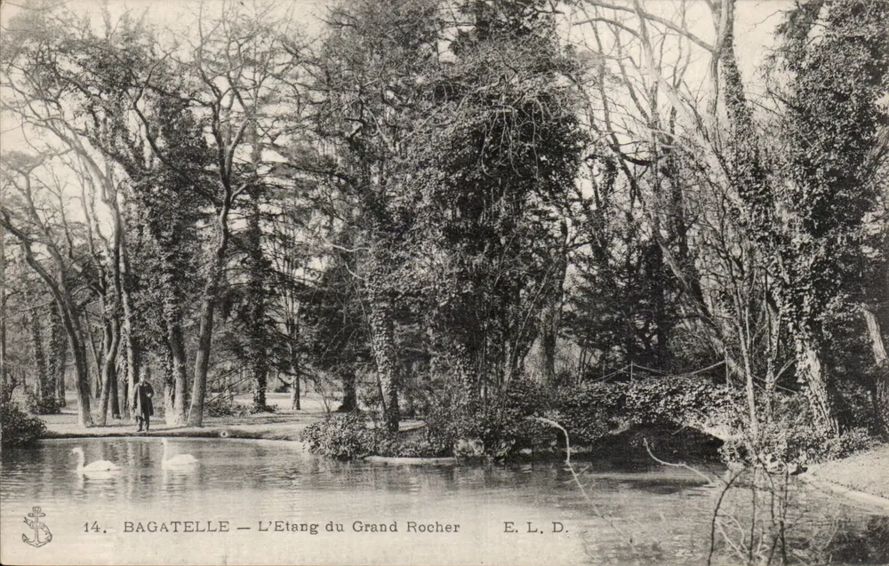 Bagatelle — L'Etang du Grand Rocher — E. L. D. - Frente