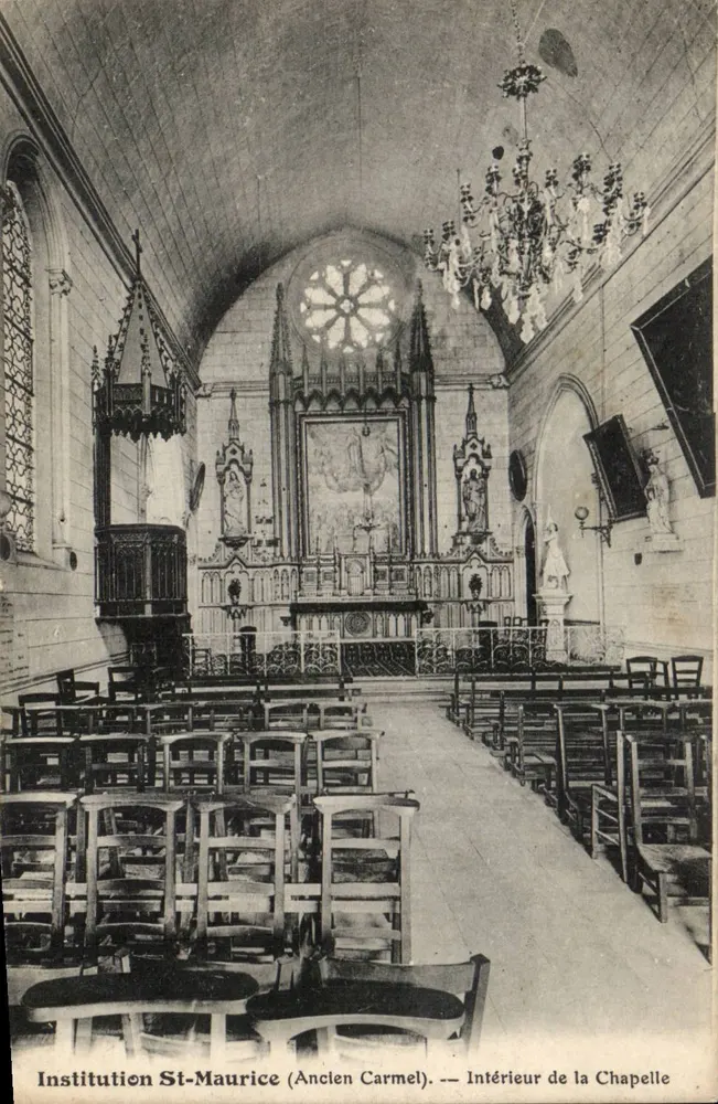 Innenansicht der Kapelle — Institution St-Maurice (Ehemaliger Carmel) — Verlag nicht erkennbar - Vorderseite