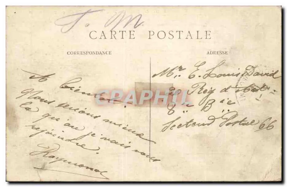 O Bois de Boulogne — A Cascata — C. M. n°330 - Verso