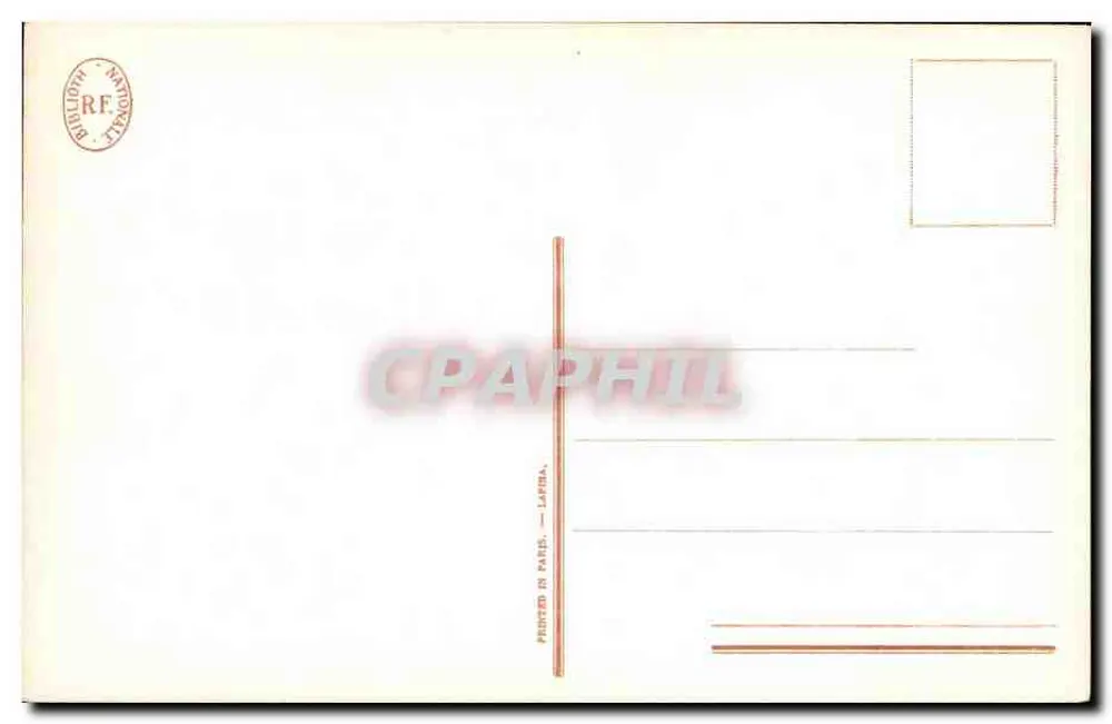 Nationalbibliothek — Kupferstich von A. Romanet nach Freudeberg — Nr. 8580 - Rückseite
