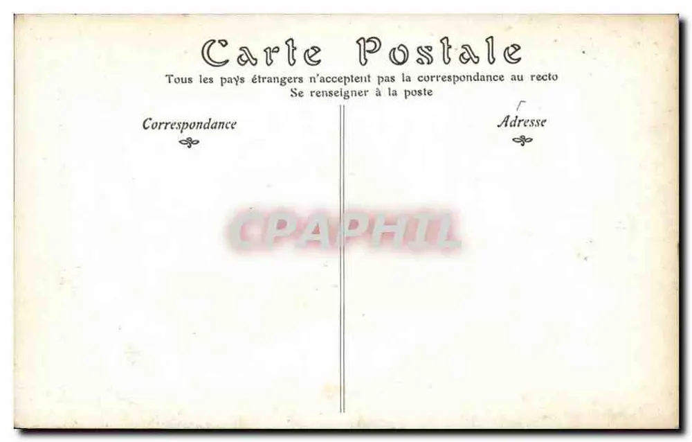 Vor der Probe — Salon von 1908 — U. Caputo - Rückseite
