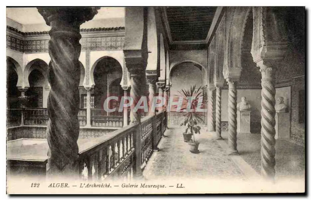 Alger — Das Bischofssitz — Mauresque-Galerie — LL. n°122 - Vorderseite