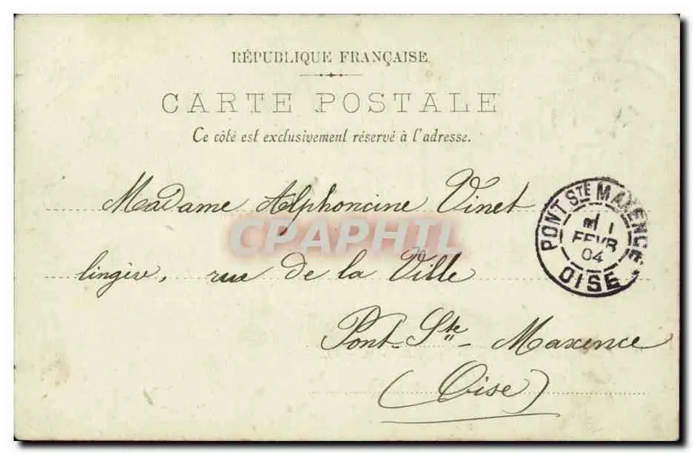 Castelo de Chantilly — A Fachada Nordeste — LL. - Verso