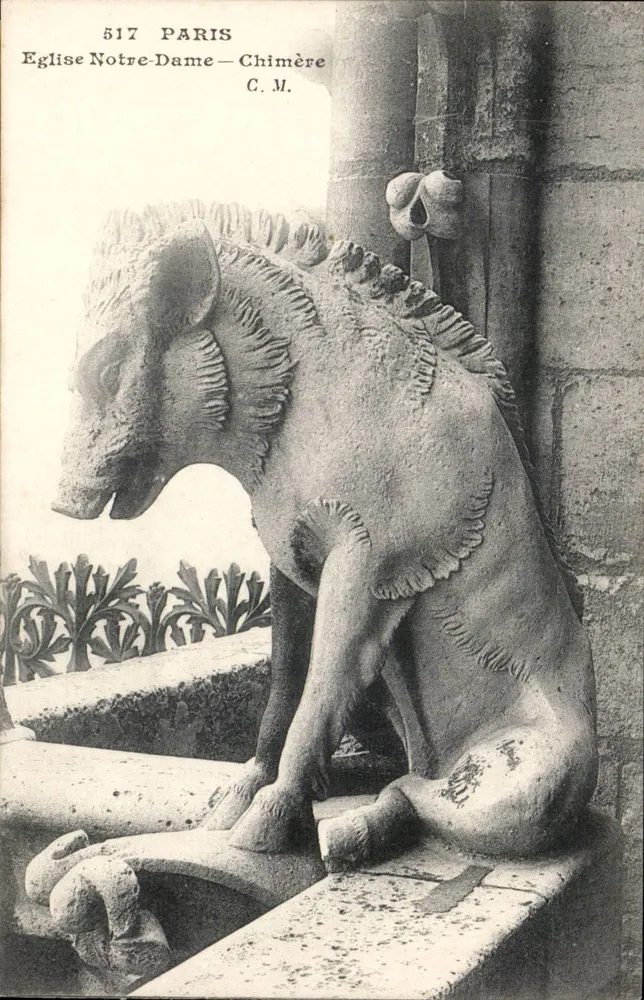 Chiesa di Notre-Dame — Chimère — C. M. - Recto