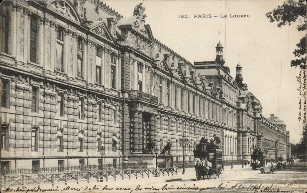 PARIS — O Louvre — Machuel & Cie, n°180 - Frente