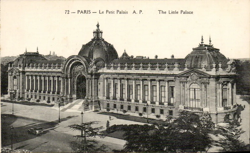 PARIS — O Pequeno Palácio — A.P. The Little Palace - Frente