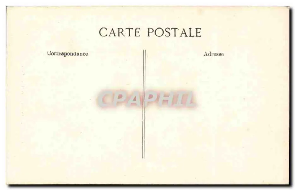 Monumento aos Artes — Paris — A. Vincent, 4, rue des Beaux-Arts - Verso