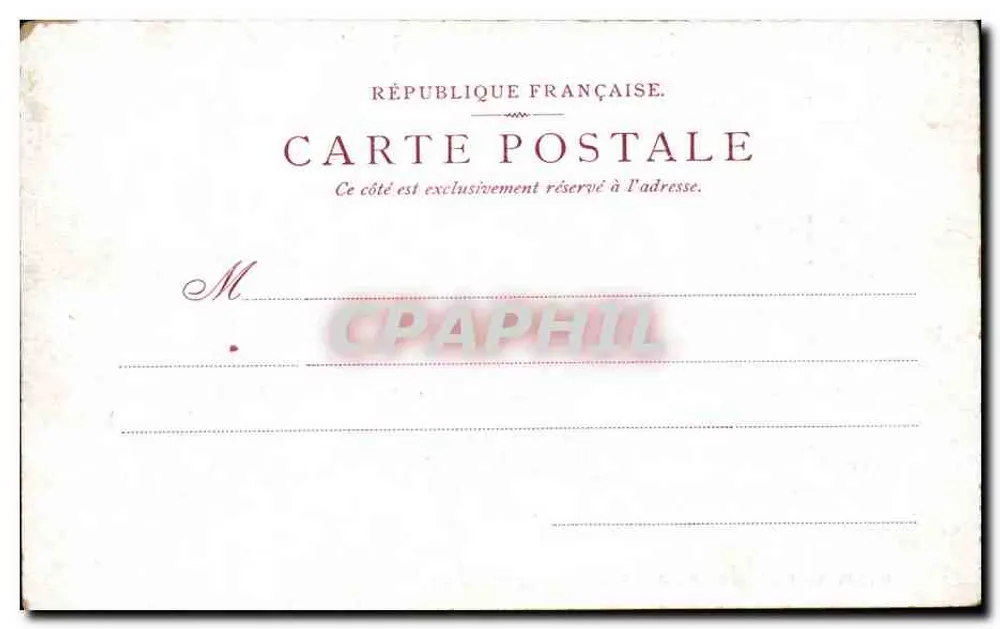 Paris, Das Grab des Präsidenten Sadi Carnot am Panthéon — unbekannter Verleger, Seriennummer nicht sichtbar - Rückseite