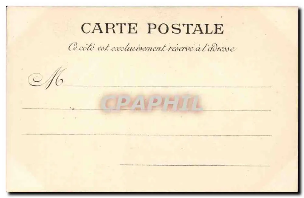 Paris — A Sorbonne — L. J. & Cie, Angoustrine, Paris - Verso