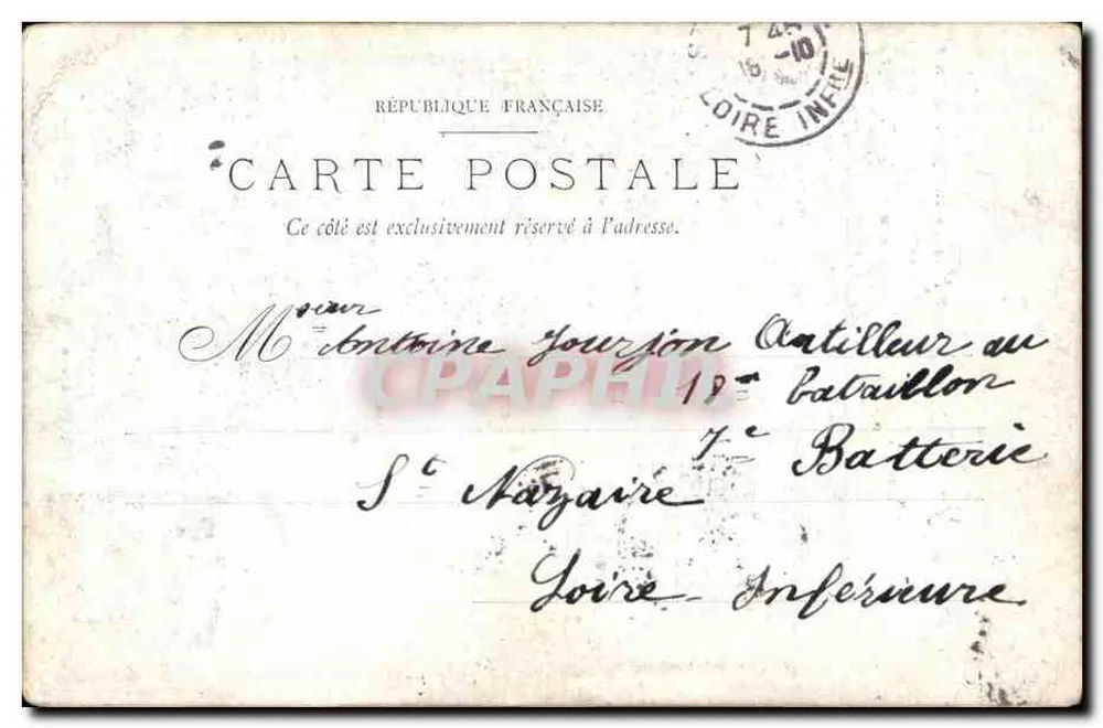 Sacré-Cœur de Montmartre — em construção — A.M. Paris - Verso