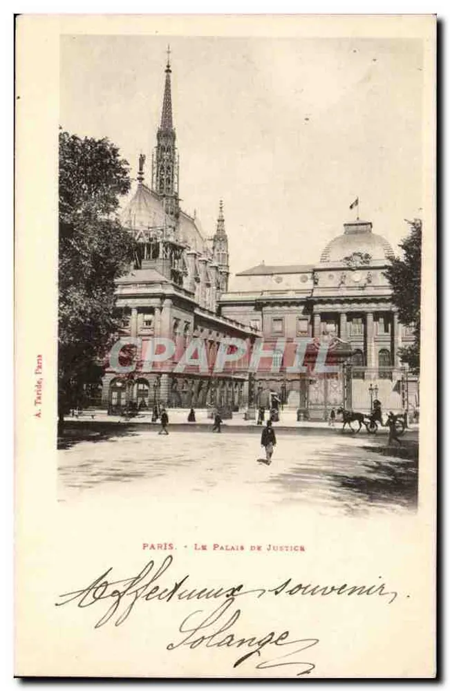 पेरिस - न्यायालय का पैलेस — ए. टेरिड, पेरिस - आगे