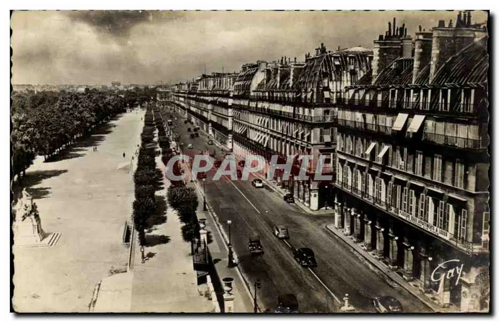 Paris - Avenue de la Grande Armée und Jardin des Tuileries — Gay, Nr. 339 - Vorderseite
