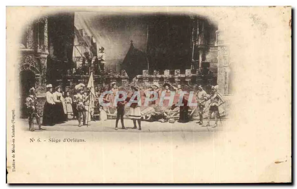 Sede de Orléans — Teatro de Ménil-en-Xaintois (Vosges) — N° 6 - Frente