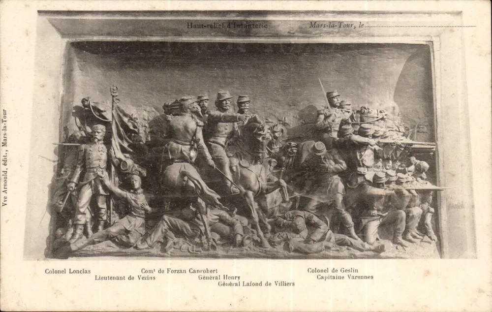 Infanterie-Relief — Mars-la-Tour — Vve Arnold, Verlag, Mars-la-Tour - Vorderseite