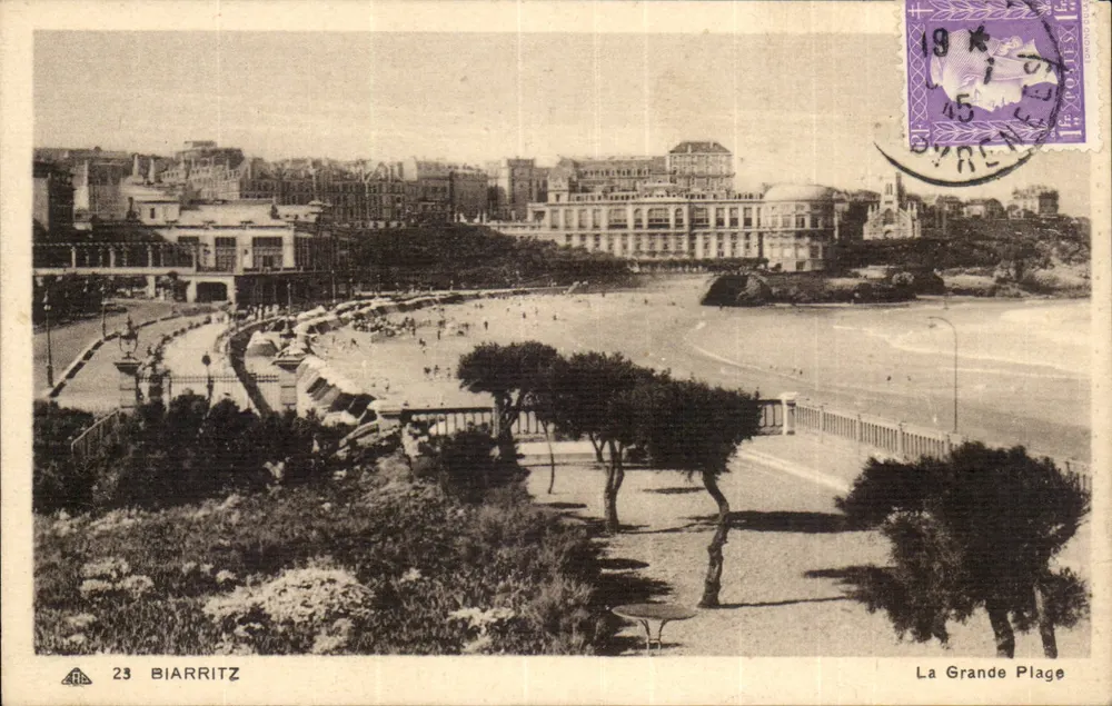 Biarritz — A Grande Praia — CPAPHIL - Frente