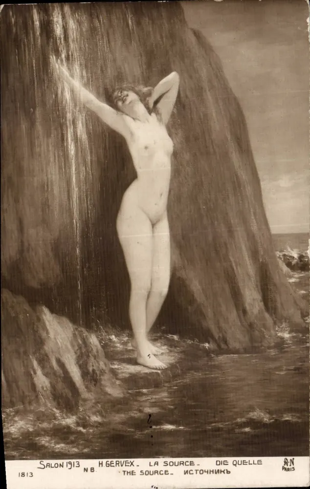 Die Quelle — H. Gervex — Salon 1913 — R.N. Paris - Vorderseite