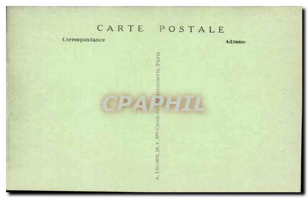 Paris — Avenue des Champs-Élysées — A. L. Champs-Élysées Avenue - Verso