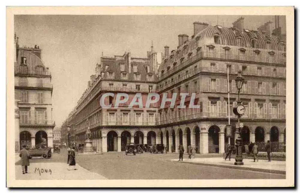 Paris — Das Hotel Regina, Place de Rivoli — Editions Mona - Vorderseite