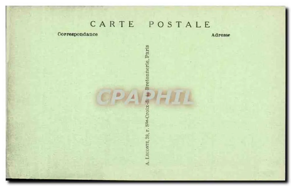 PARIS — Praça da República — A. L. (editor) - Verso
