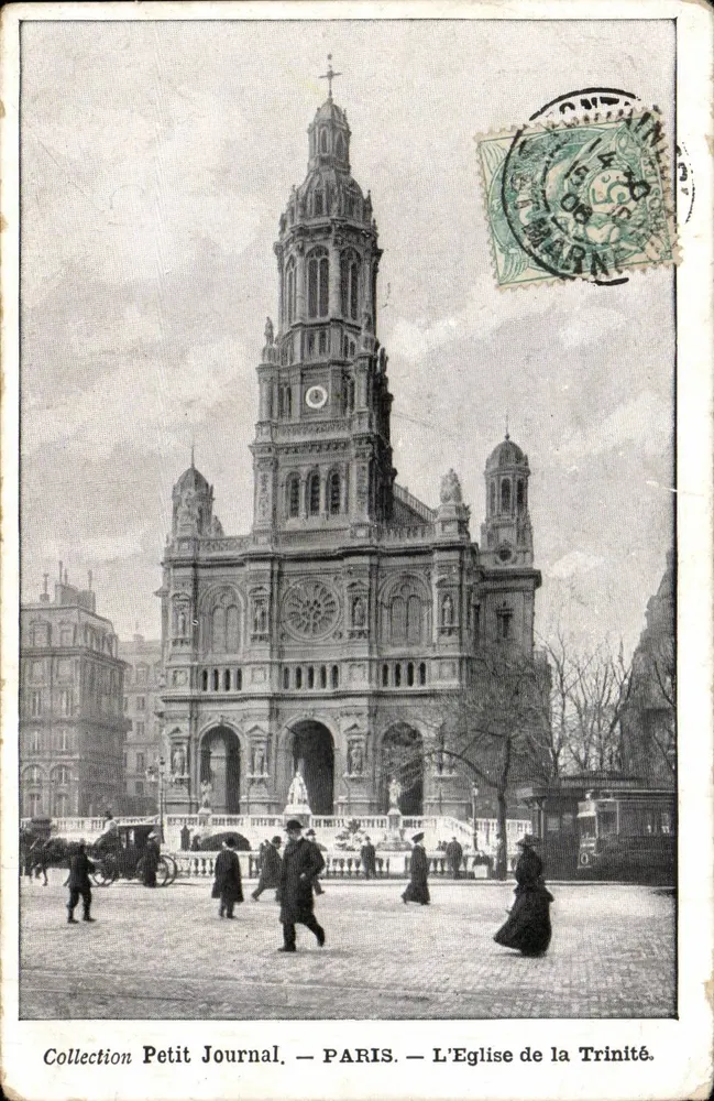 Paris — A Igreja da Trindade — Collection Petit Journal - Frente