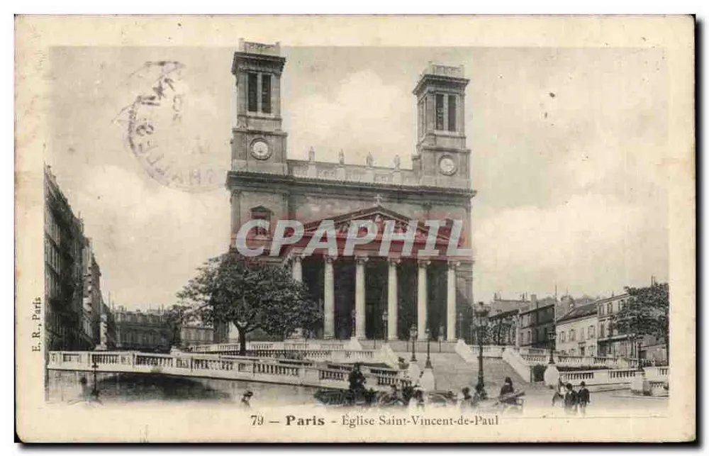 Paris - Church of Saint-Vincent-de-Paul — E.R. Paris, n°79 - Front