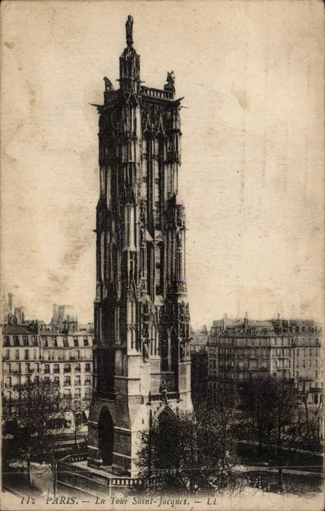 Paris — Torre Saint-Jacques — LL — Lévy Fils et Cie - Frente