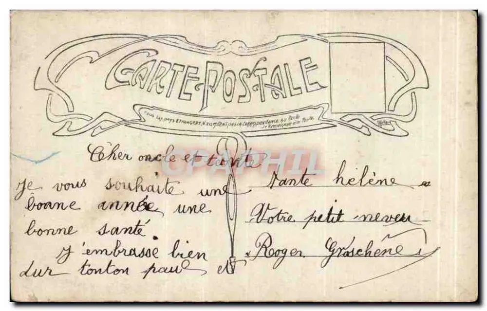 Kleine Mädchen mit Blumenbouquet — Verlag La Reine, Nr. 159 - Rückseite