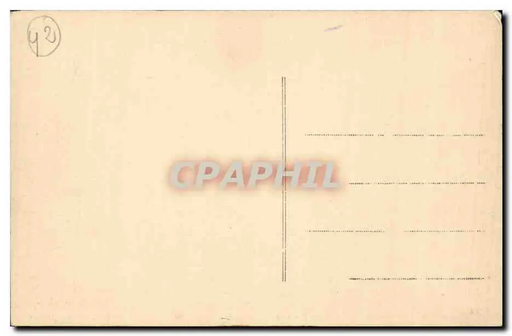 Bourg-Argental (Loire) — Schulkreis — Coll. Martin-Arnaud - Rückseite