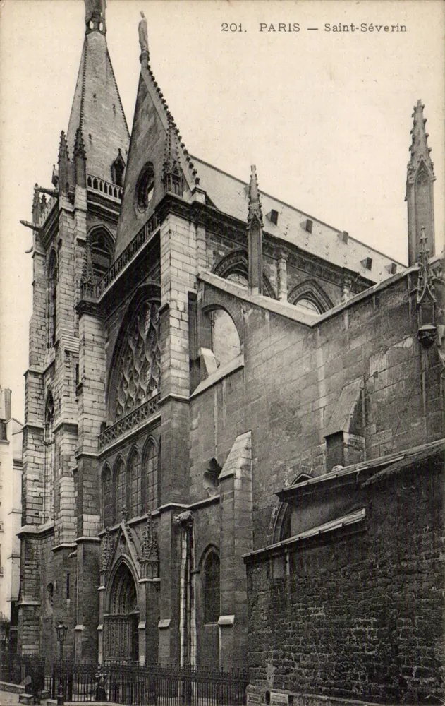 Paris — Saint-Séverin — Editor desconhecido, n° 201 - Frente