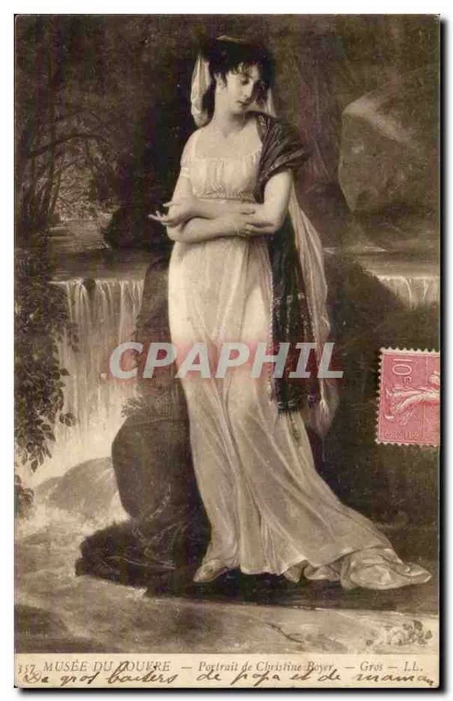 Ritratto di Christine Boyer — Grôs — LL. — Museo del Louvre - Recto