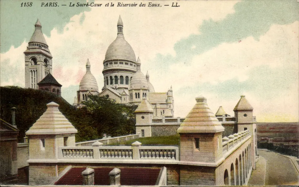 Paris — Der Sacré-Cœur und der Wasserreservoir — LL. — Nr. 1158 - Vorderseite