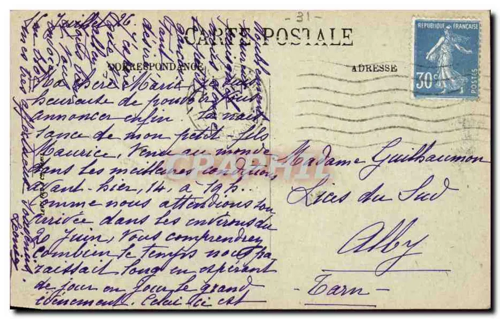 Toulouse — Das Capitole — Die Halle der Ehrwürdigen — LL. — Nr. 13 - Rückseite