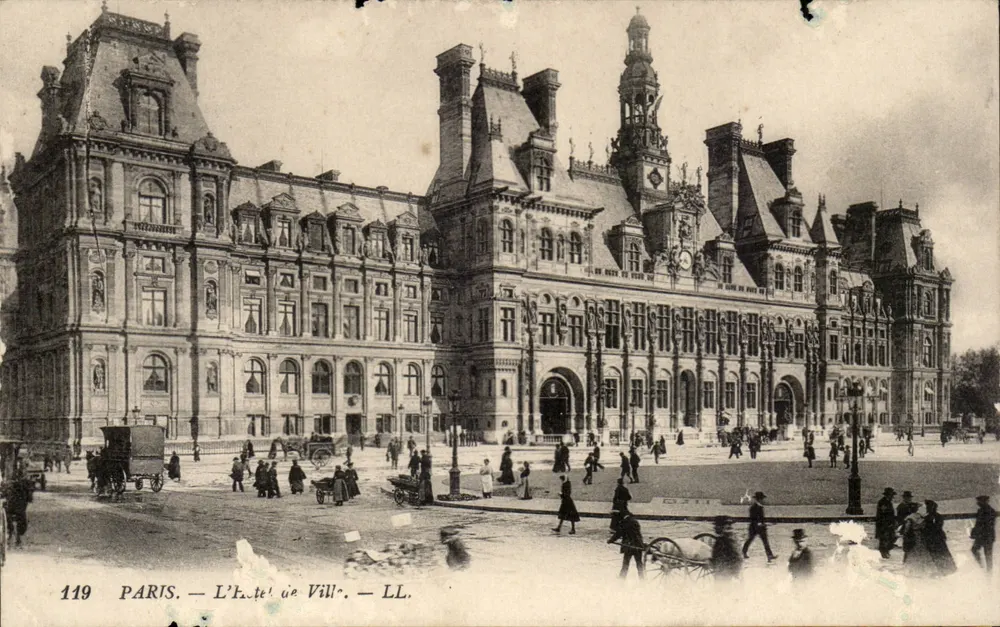 Paris — O Hotel de Ville — LL. — n° 119 - Frente