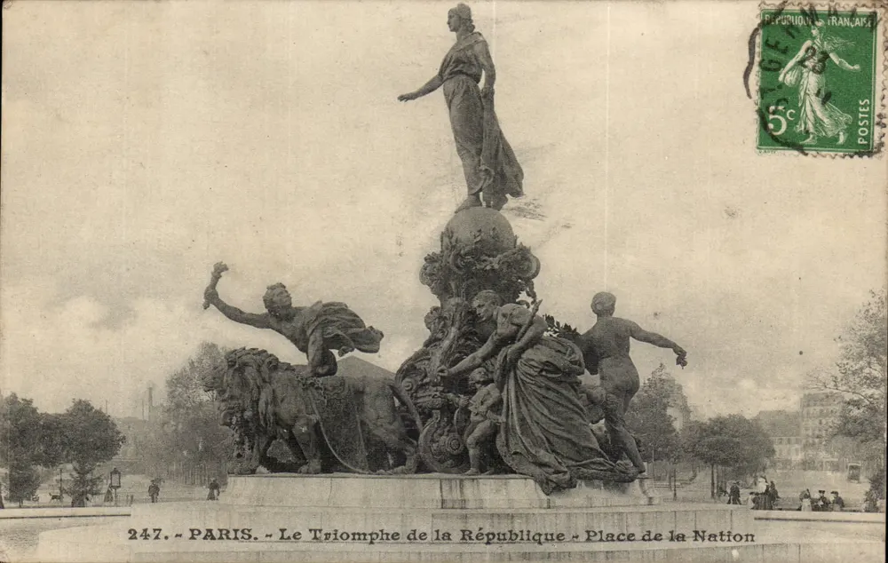 Paris - Der Triumph der Republik - Place de la Nation - Verlag: 247 - Vorderseite