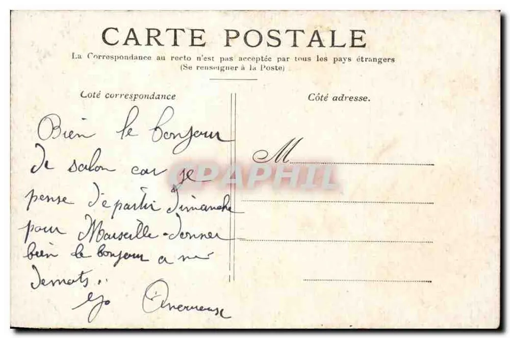 Paris — A Praça da Bastilha — Coluna da Bastilha - Verso