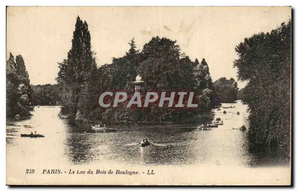 PARIS - See des Bois de Boulogne - LL n°259 - Vorderseite