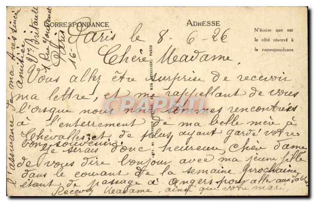 PARIS - See des Bois de Boulogne - LL n°259 - Rückseite