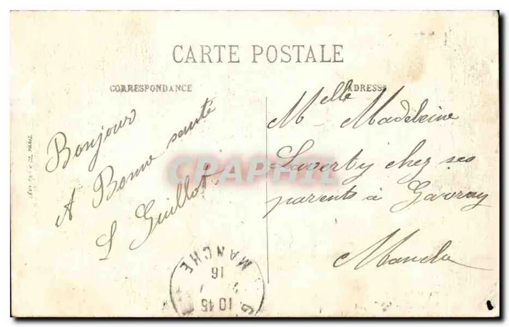 PARIS — Ansicht der Eiffelturm und der Grossen Rad — unbekannter Verleger, Nr. 176 - Rückseite