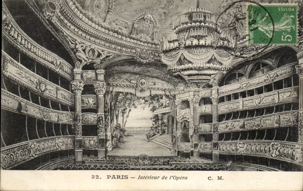 PARIS — Interior do Ópera — C. M. n°32 - Frente