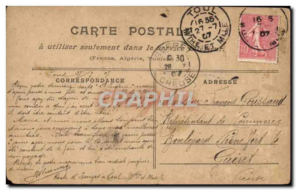 Spectacle de radium — caricature de magicien et spectateurs — éditeur 'Mes Cartes Postales' et n°2 - Rückseite