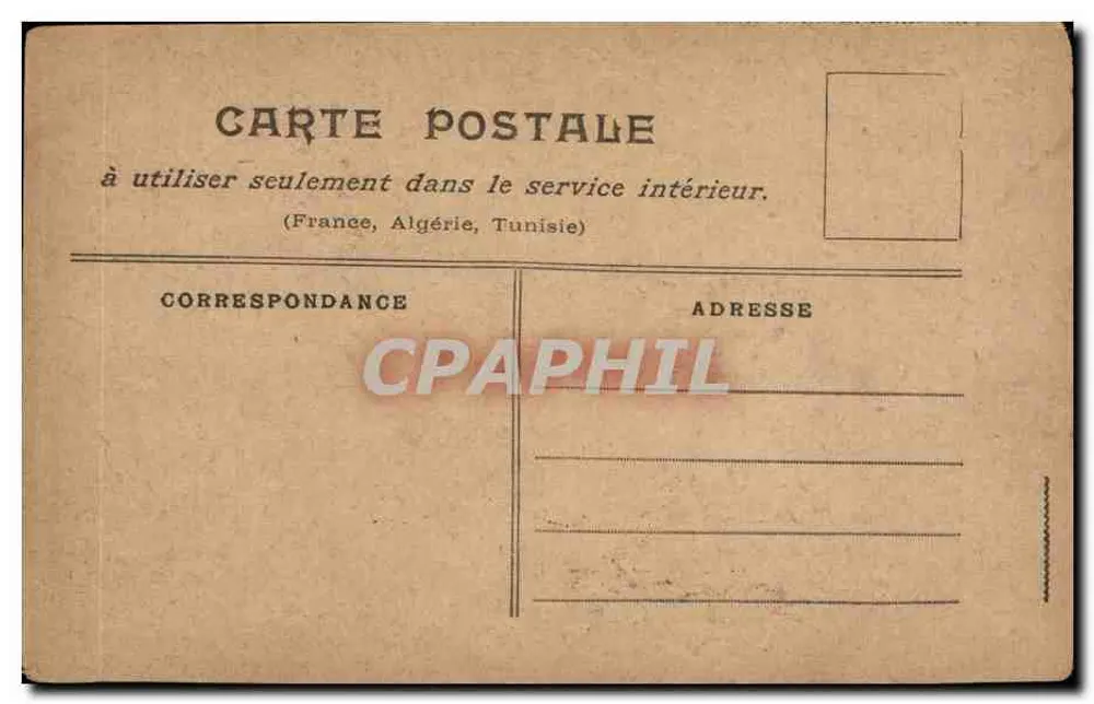 Fünf Modetypen — Nr. 1 — Sammlung der Zeitschrift 'Mes Cartes Postales' — Ferinel - Rückseite