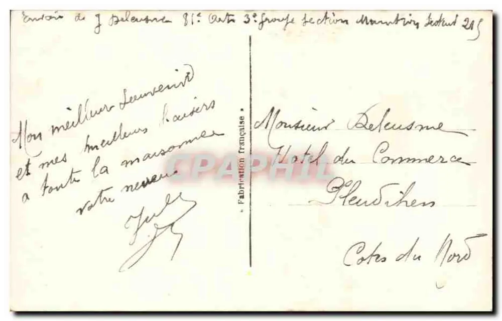 Frau am Balkon — Rosen — Verlag DIX n° 677 - Rückseite