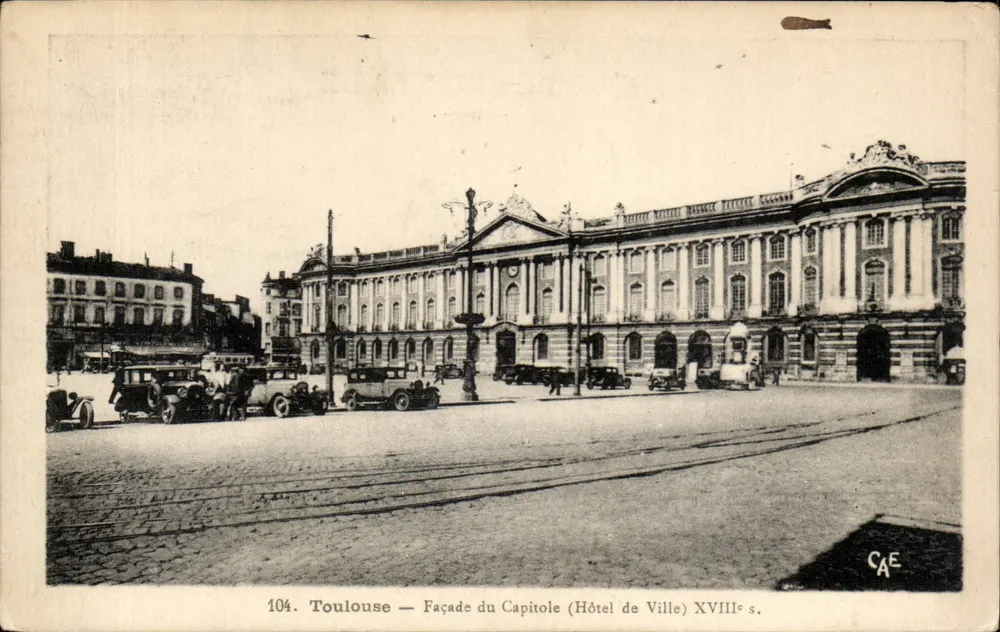 Toulouse — Fassade des Capitols (Stadthaus) 18. Jahrhundert — CAE - Vorderseite