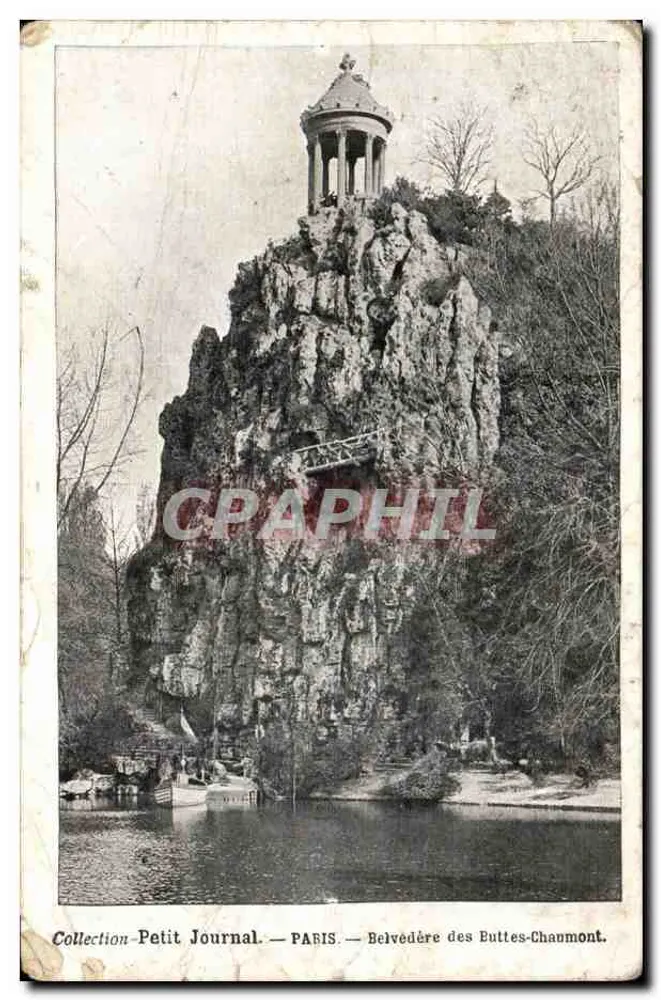 Belvedere der Buttes-Chaumont — Paris — Sammlung Petit Journal - Vorderseite