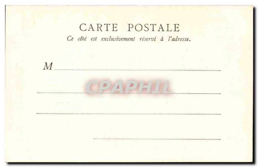 Igreja de Saint-Sulpice — Paris — B.F. Paris, n° 1C8 - Verso