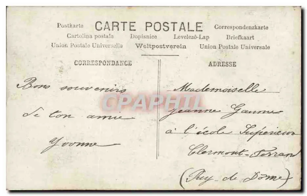 Kind in rosa Kleidung — mit Blumenstrauß — Verlag ALEX 734 - Rückseite