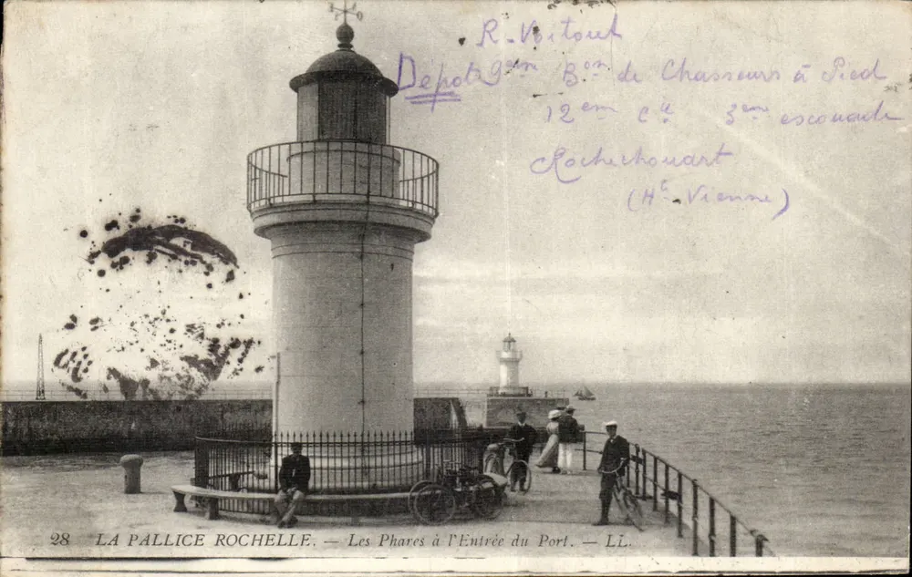 La Pallice Rochelle — Die Leuchttürme am Hafenmund — LL. n°28 - Vorderseite