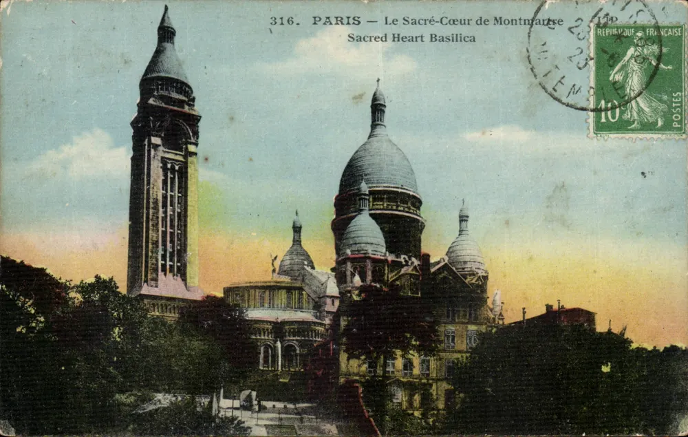 Paris — Das Heilige Herz von Montmartre — Les Éditions Artistiques, n°316 - Vorderseite