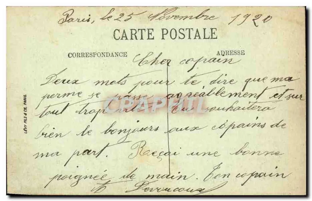 Paris — Estátua de Joana d'Arc e Boulevard Saint-Michel — LL. — n°423 - Verso